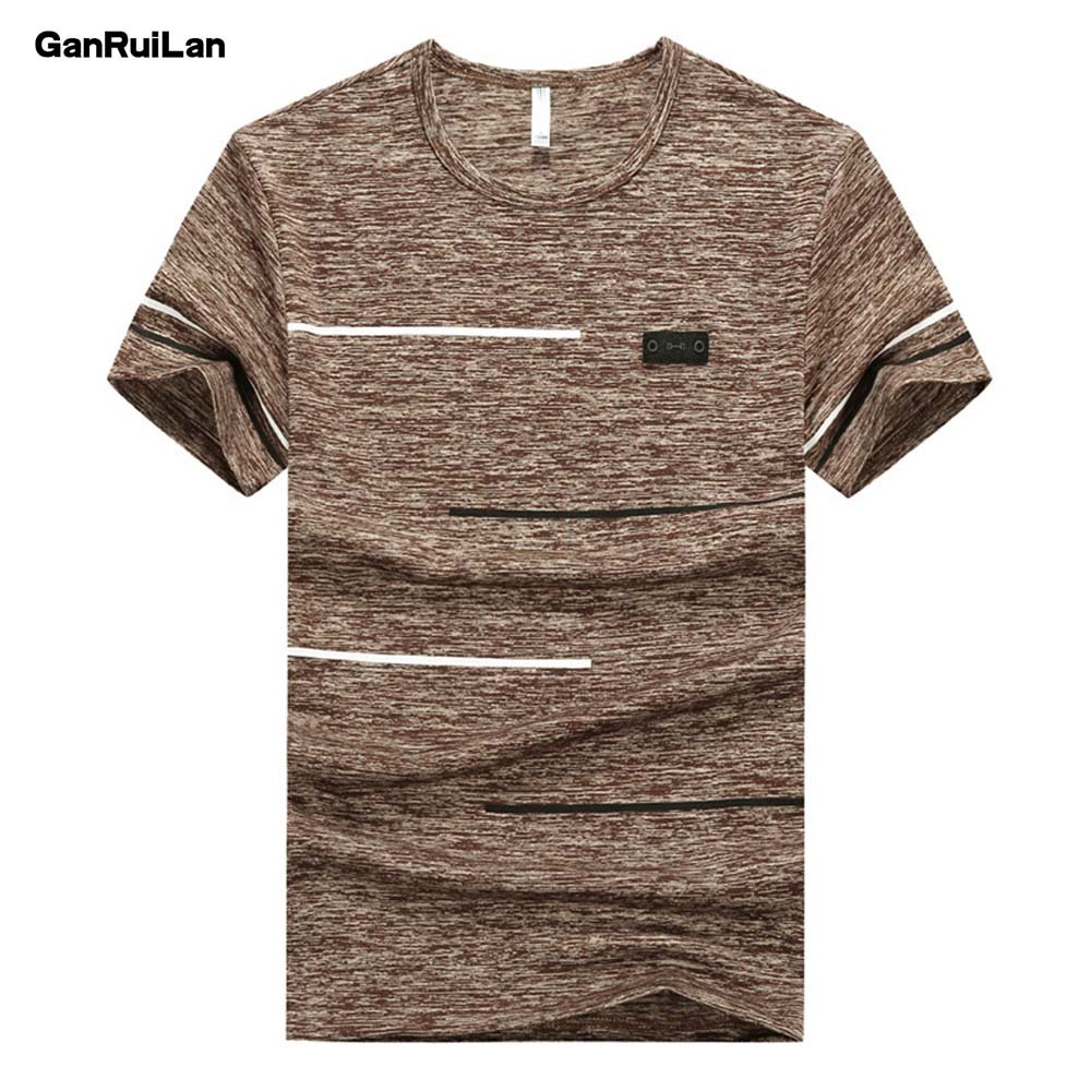 Style Short Sleeve T Shirt Men O Neck Polyester Mens T Shirt Summer Cool Tee Male Slim Casual Tee Shirts Homme Plus Size 9XL 210518