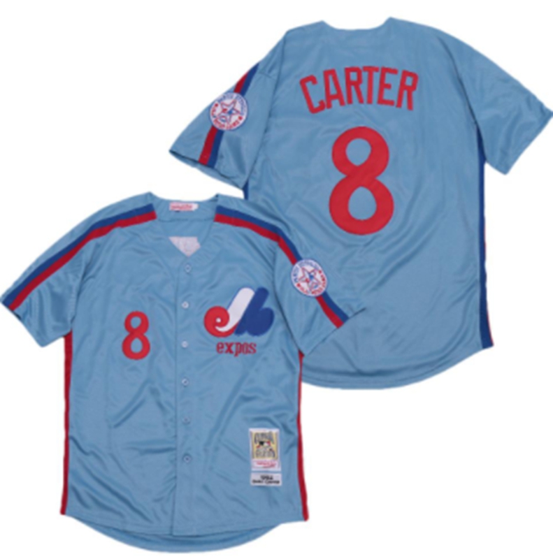 Montreal Expos J000 Vintage Baseball 8 Gary Carter Jersey 10 Andre Dawson 14 Pete Rose 27 Vladimir Guerrero Buffalo Bisons Pedro Martinez, Black 
Montreal Expos J000 Vintage Baseball 8 Gary Carter Jersey 10 Andre Dawson 14 Pete Rose 27 Vladimir Guerrero Buffalo Bisons Pedro Martinez, Black