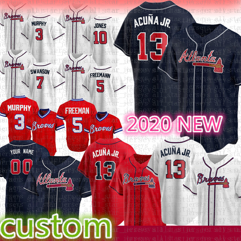 Atlanta 13 Ronald Acuna Jr. Custom 5 Freddie Freeman 7 Dansby Swanson Baseball Jersey 001 Ozzie Albies 44 Hank Aaron 29 John Smoltz 10 Jones, Blue;black
Atlanta 13 Ronald Acuna Jr. Custom 5 Freddie Freeman 7 Dansby Swanson Baseball Jersey 001 Ozzie Albies 44 Hank Aaron 29 John Smoltz 10 Jones, Blue;black