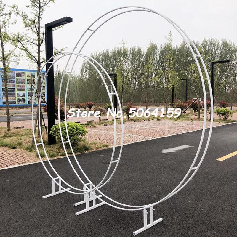 Party Decoration Wedding Outdoor Background Iron Stand Arch Props Double Round Ring Frame Decorative Flower Door
Party Decoration Wedding Outdoor Background Iron Stand Arch Props Double Round Ring Frame Decorative Flower Door