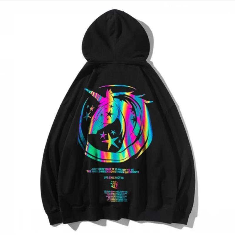 2021 New Preto Reflexivo Moletom Homem Legal Unicrnio Hoodie Solto Casual Manga Longa Pulver Harajuku Topos Streetwear Masculino Outono Com
2021 New Preto Reflexivo Moletom Homem Legal Unicrnio Hoodie Solto Casual Manga Longa Pulver Harajuku Topos Streetwear Masculino Outono Com