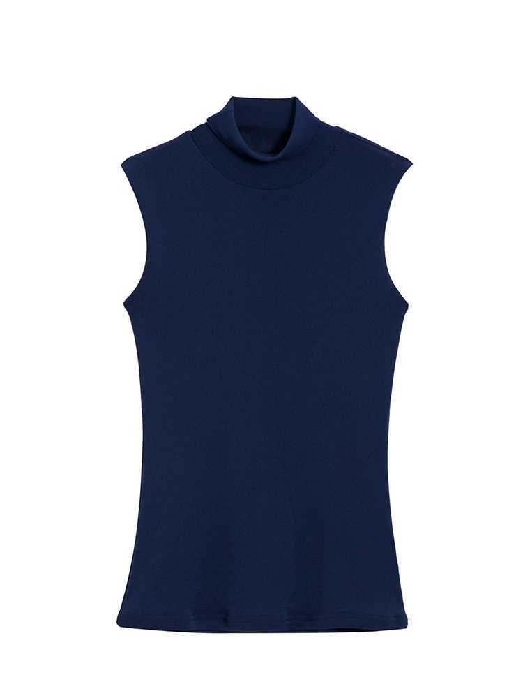 Korean Fashion Mesh Women Tank Top Streetwear Sexy s Elasticity Sleeveless Female s Plus Size XXXL Crop 210531