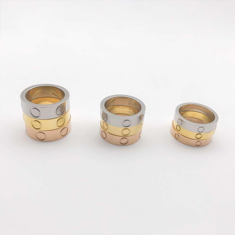 classic Luxury Love Band Ring Fashion Woman Wedding Rings High Quality 316L Stainless Steel Designer Jewelry
classic Luxury Love Band Ring Fashion Woman Wedding Rings High Quality 316L Stainless Steel Designer Jewelry