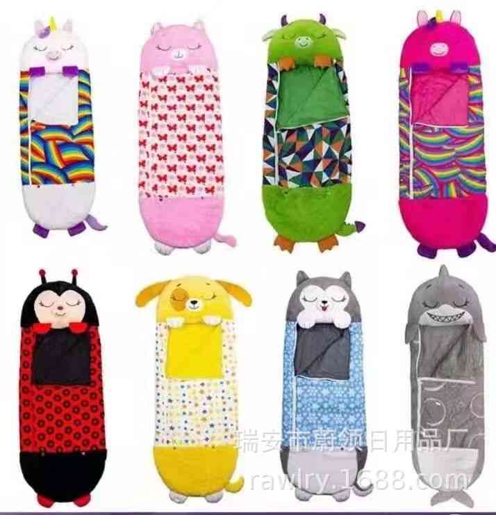 Popular sleeping bag happy nappers cartoon children's anti kick sleeping bag pillow warm one-piece cute
Popular sleeping bag happy nappers cartoon children's anti kick sleeping bag pillow warm one-piece cute