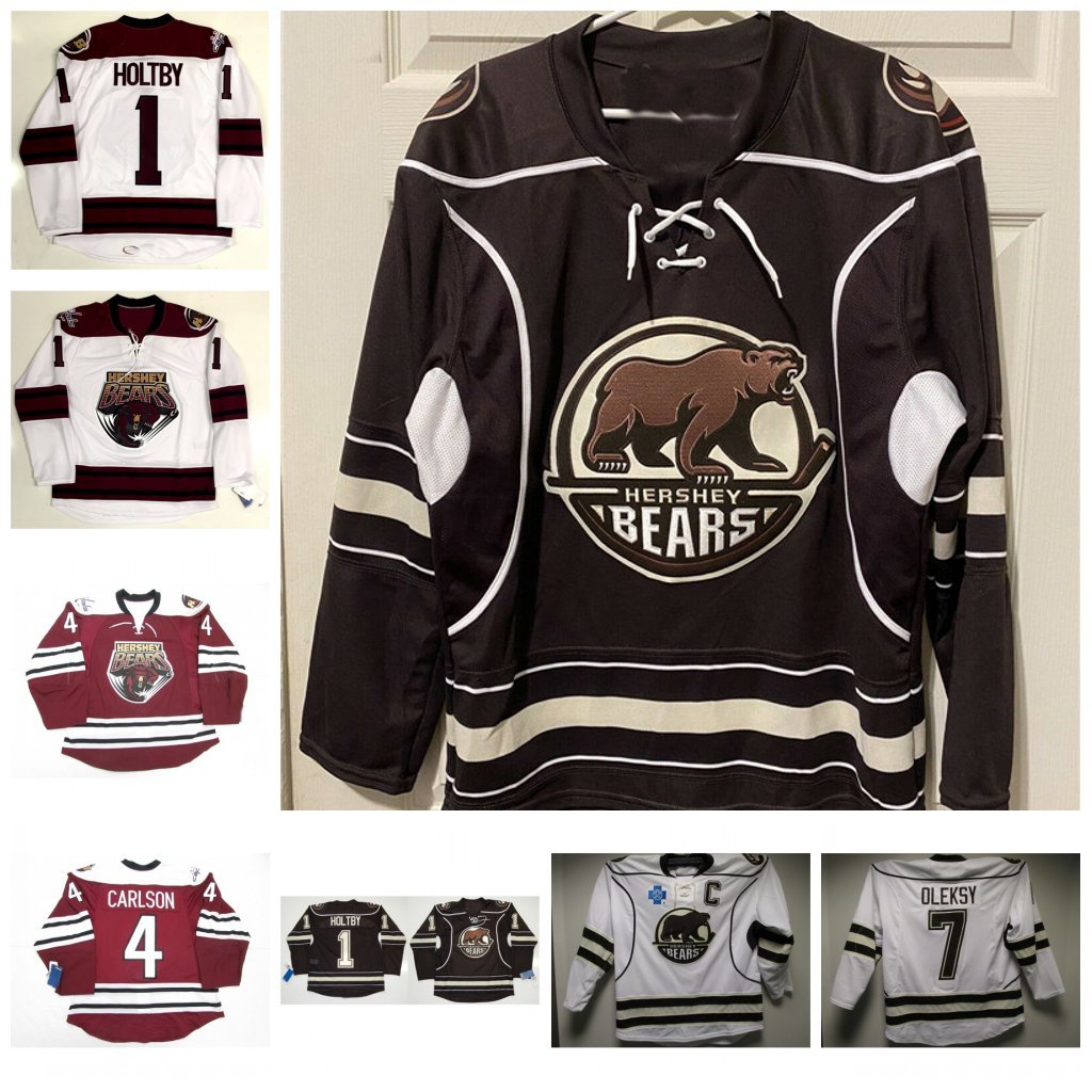 Vintage Men Hershey Bear 1 Brian Holt than 7 Steve Oleksy 4 Carlson Hockey Jersey Washington Capital Customize any name and number Jerseys, As 3
Vintage Men Hershey Bear 1 Brian Holt than 7 Steve Oleksy 4 Carlson Hockey Jersey Washington Capital Customize any name and number Jerseys, As 3
