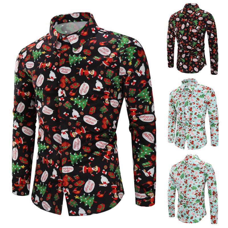 Men's Casual Shirts Top Shirt Blouse Digital Christmas Printed 3D Lapel Fashion Men, White;black
Men's Casual Shirts Top Shirt Blouse Digital Christmas Printed 3D Lapel Fashion Men, White;black