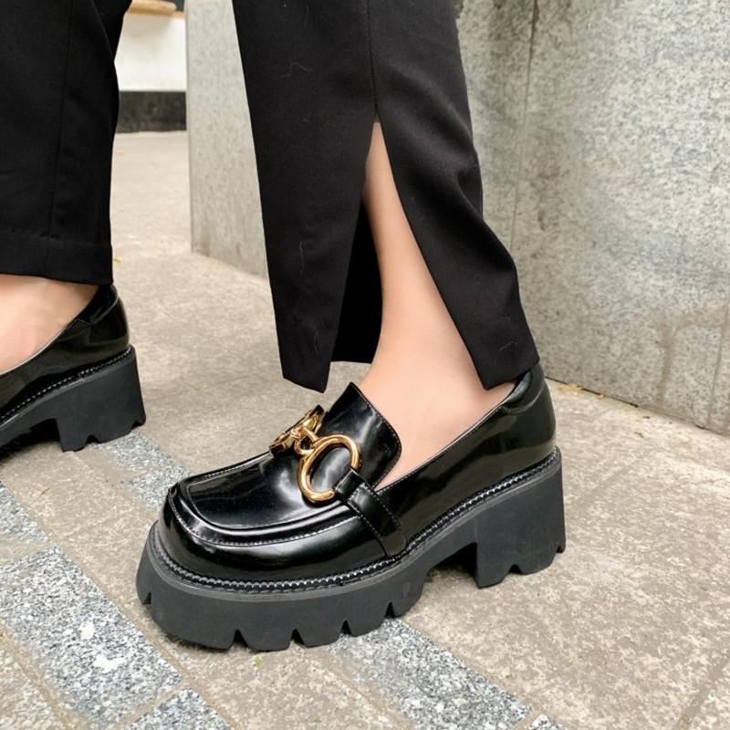 Dress Shoes Size 33-41 Natural Genuine Leather Women Chunky Heels Goth Square Toe Designer Gold Chain Woman Loafers Gothic Chic, Leather lining shoes
Dress Shoes Size 33-41 Natural Genuine Leather Women Chunky Heels Goth Square Toe Designer Gold Chain Woman Loafers Gothic Chic, Leather lining shoes