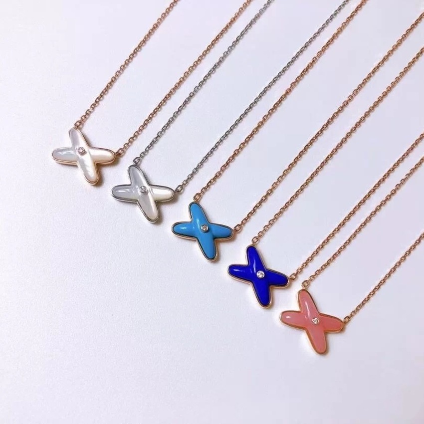 S925 Silver Korean Cross Necklace x Letter Net Red Temperament White Fritillaria Rose Gold Pendant UWNP
S925 Silver Korean Cross Necklace x Letter Net Red Temperament White Fritillaria Rose Gold Pendant UWNP