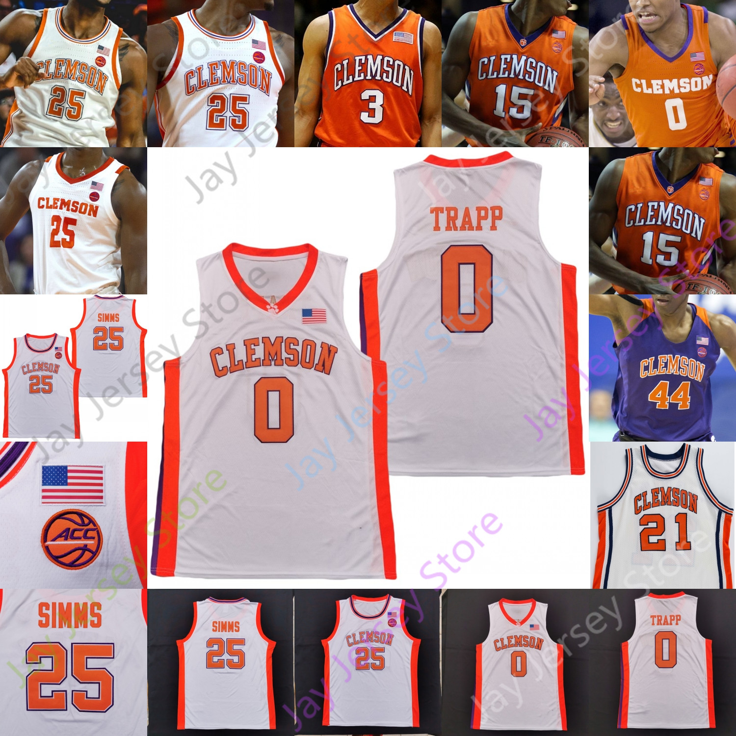 Clemson Tigers Basketball Jersey NCAA College Aamir Simms Tevin Mack John Newman III Dawes Clyde Trapp Nance Grant PJ Hall Prosper Lynn Kidd Hunter Brevin Galloway, Orange
Clemson Tigers Basketball Jersey NCAA College Aamir Simms Tevin Mack John Newman III Dawes Clyde Trapp Nance Grant PJ Hall Prosper Lynn Kidd Hunter Brevin Galloway, Orange