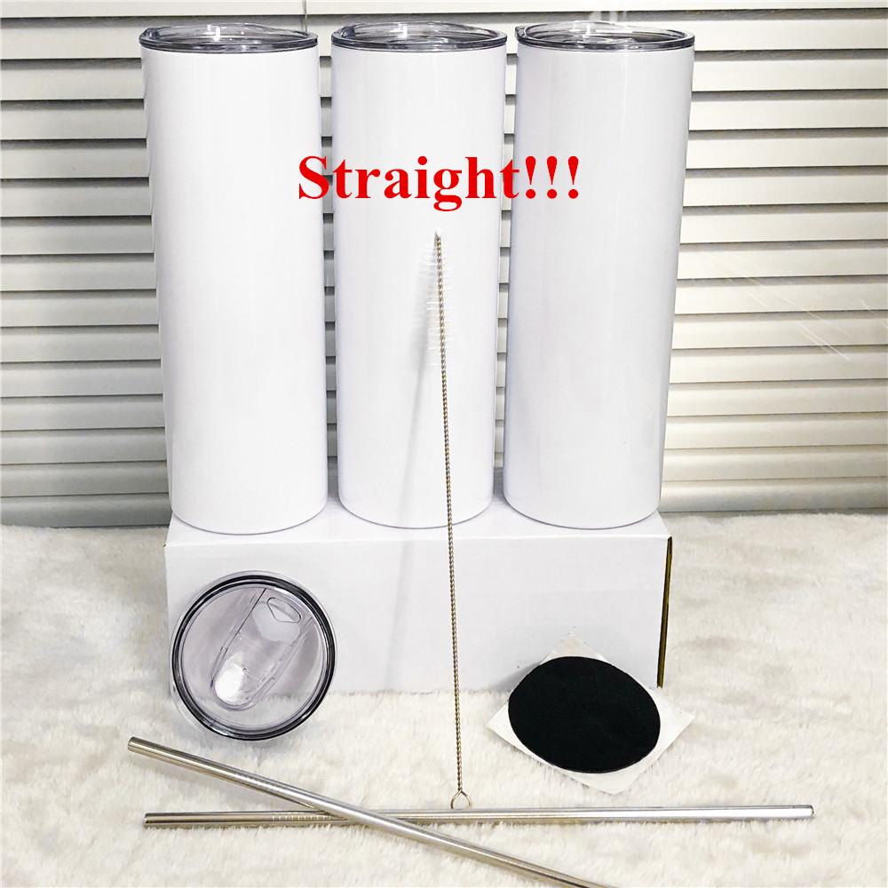 STRAIGHT! 20oz Sublimation STRAIGHT Tumblers With Straw Stainless Steel Water Bottles Double Insulated Cups Mugs, White
STRAIGHT! 20oz Sublimation STRAIGHT Tumblers With Straw Stainless Steel Water Bottles Double Insulated Cups Mugs, White