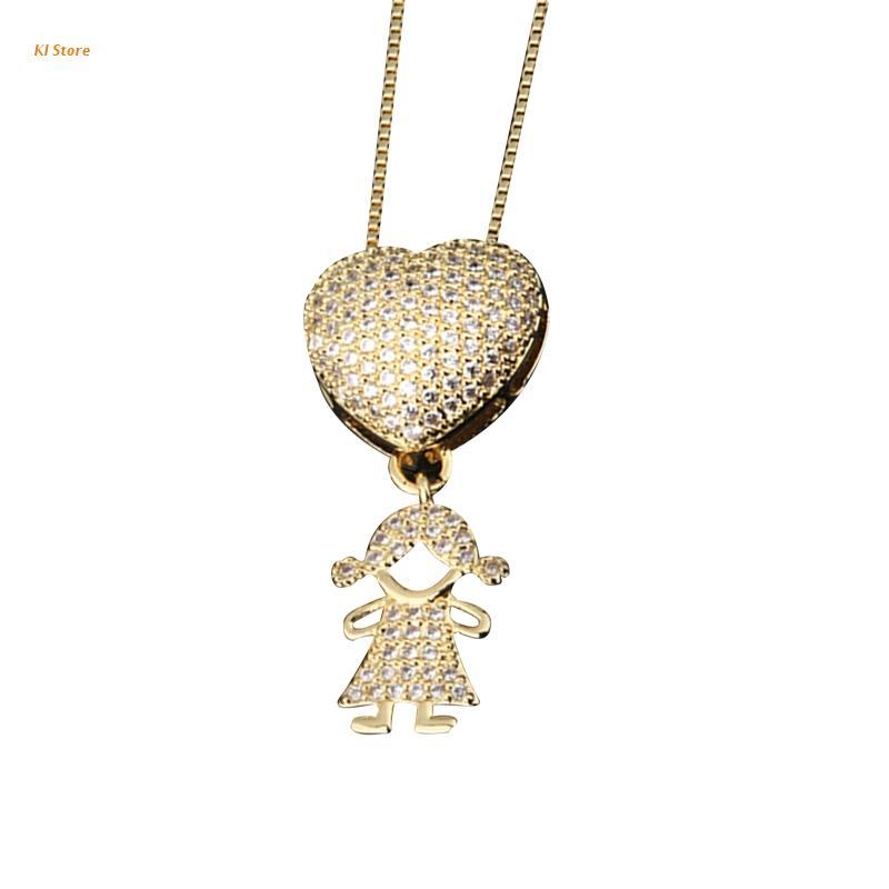 Chokers European American Sweater Chain Female Creative Zircon Boy And Girl Pendant Necklace Love Heart Clavicle Jewelry
Chokers European American Sweater Chain Female Creative Zircon Boy And Girl Pendant Necklace Love Heart Clavicle Jewelry