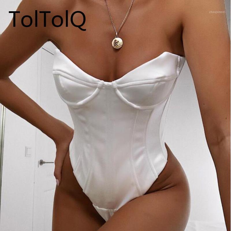White Women Sexy Breast-wrapped Jumpsuit Off Shoulder Bodysuit Slash Rompers Chest Wrap Summer Women' Jumpsuits, Black
White Women Sexy Breast-wrapped Jumpsuit Off Shoulder Bodysuit Slash Rompers Chest Wrap Summer Women' Jumpsuits, Black