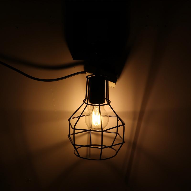 Lamp Covers & Shades Metal Wall Sconce Vintage Style Industrial Simple Lampshade With Standard E27 Holder Cage Guard For Home
Lamp Covers & Shades Metal Wall Sconce Vintage Style Industrial Simple Lampshade With Standard E27 Holder Cage Guard For Home