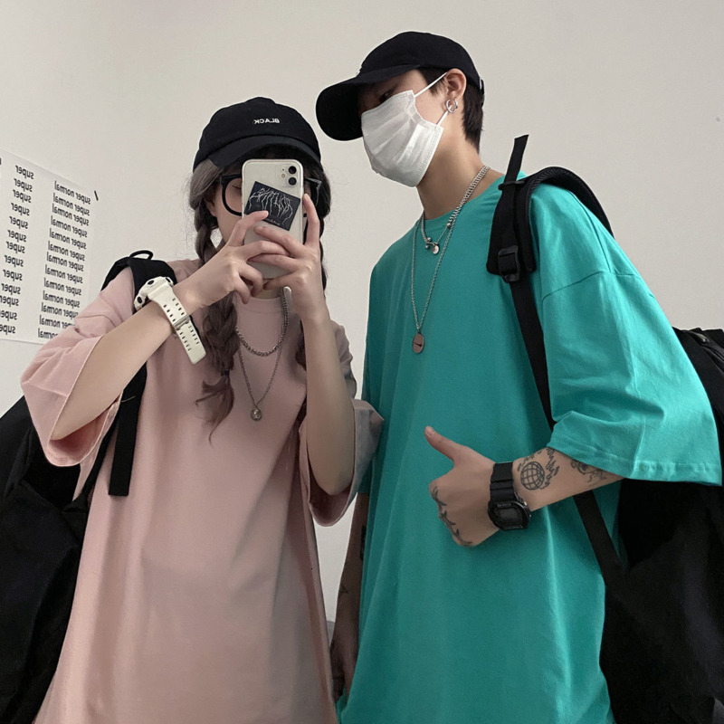 2021 New Summer Cotton T-shirt Men's Fashion Casual O-neck t Shirt Men Streetwear Korean Loose Couple Short-sleeved Tshirt Mens Tops 35ih, Dark gray
2021 New Summer Cotton T-shirt Men's Fashion Casual O-neck t Shirt Men Streetwear Korean Loose Couple Short-sleeved Tshirt Mens Tops 35ih, Dark gray