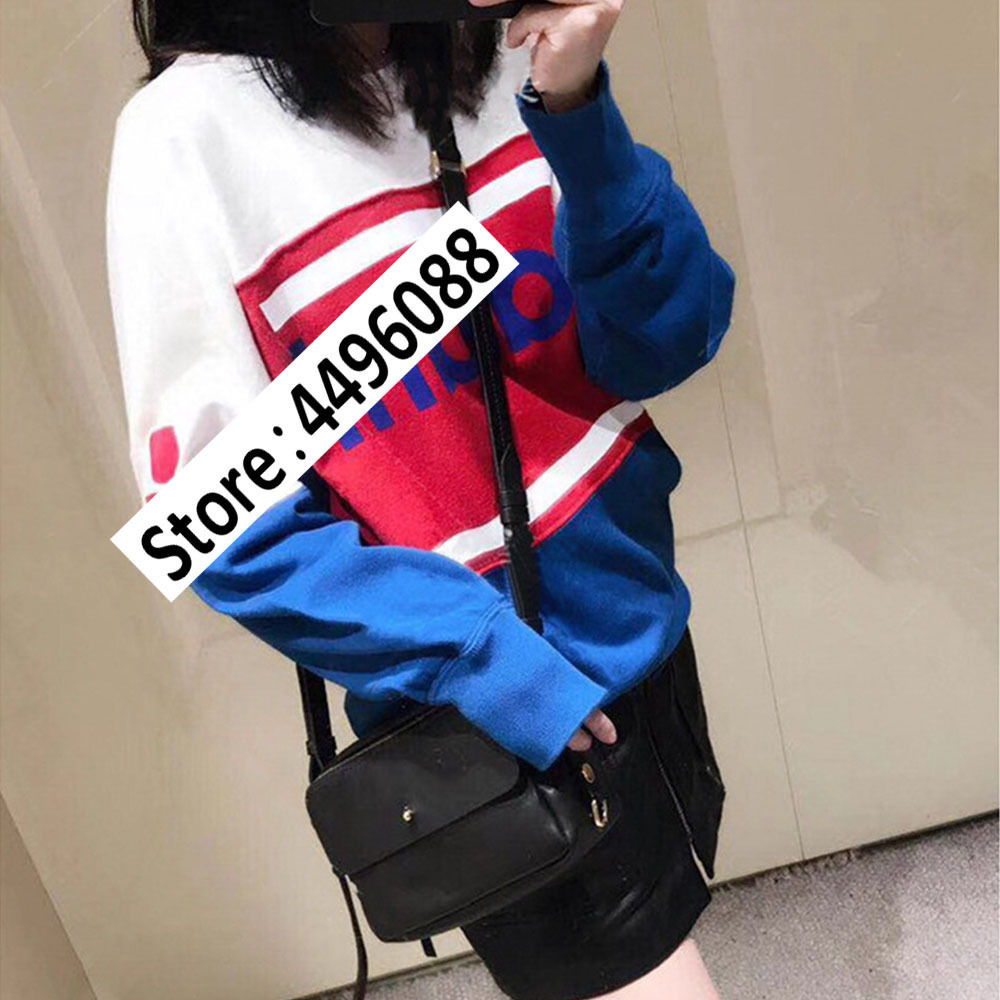 Cotton Newest Women Letter Flocking SweaterShirt With Long Sleeves O Neck Ladies Female New Letter Pullovers Sweatshirts LJ200808