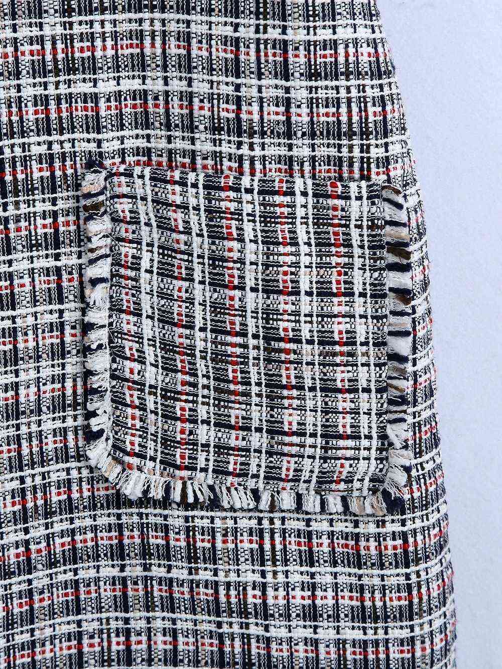 Women Spring Dress Fashion Patchwork Raw Edge Modern Lady Casual Above Knee Dresses 210602