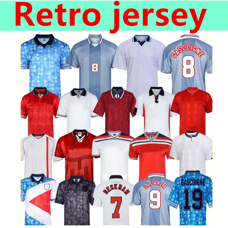 England Retro Soccer Jersey 1982 1986 1998 2002 2008 Shearer Beckham 1989 1990 Gerrard Scholes Owen 1994 Heskey 1996 Gascoigne vintage classic football shirt, 1998 home
England Retro Soccer Jersey 1982 1986 1998 2002 2008 Shearer Beckham 1989 1990 Gerrard Scholes Owen 1994 Heskey 1996 Gascoigne vintage classic football shirt, 1998 home