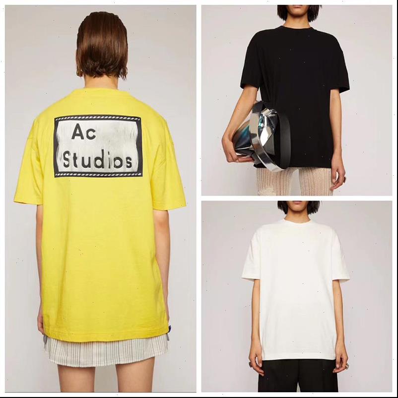 2021 AC studios summer new fashion womens T shirt with alphabet tassels on the back of the same T shirt for men, White
2021 AC studios summer new fashion womens T shirt with alphabet tassels on the back of the same T shirt for men, White
