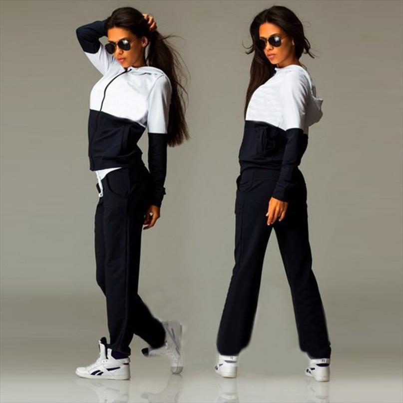autumn winter 2 piece set womens pants patchwork color hooded coat and tracksuit jogger suit female casual streetwear outfits, White
autumn winter 2 piece set womens pants patchwork color hooded coat and tracksuit jogger suit female casual streetwear outfits, White