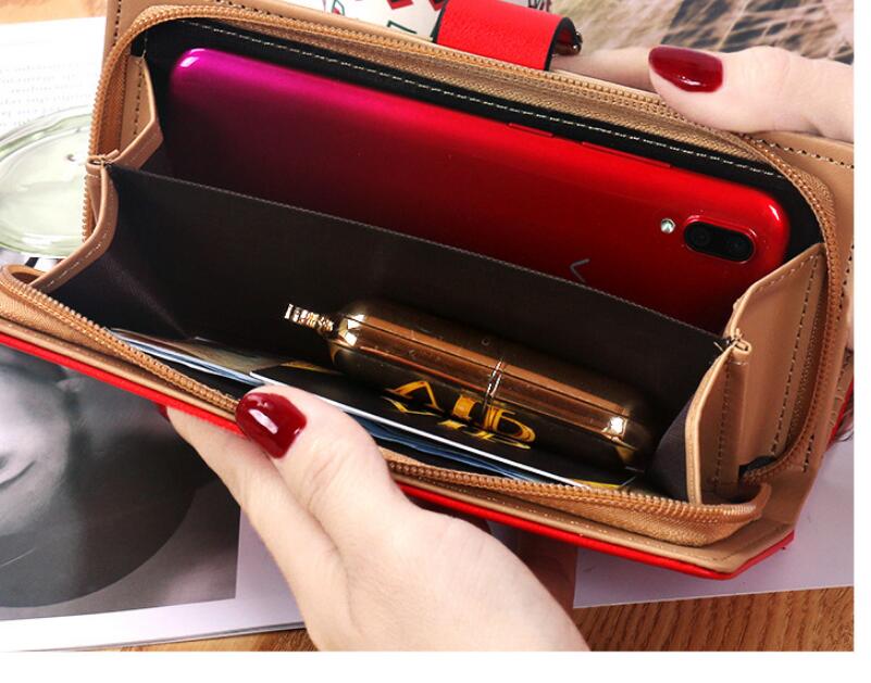 HBP 2020 new ladies wallet hollow leaf wallet wallet Korean version two fold zipper long card bag clutch