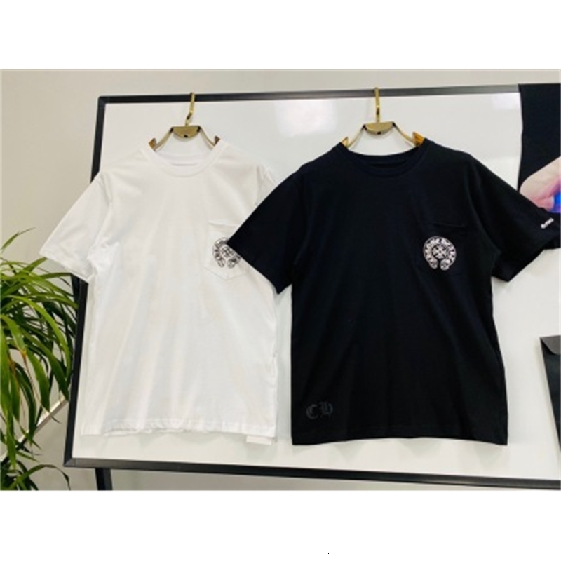 Right Summer Crosin Solid Short Sleeve T-shirt Big Horseshoe Print Cross Ch Sanskrit Classic Men's and Women's, Black;gray
Right Summer Crosin Solid Short Sleeve T-shirt Big Horseshoe Print Cross Ch Sanskrit Classic Men's and Women's, Black;gray