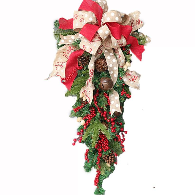 Christmas Decorations Creativity Decorate Rattan Hand Made Upside Down Tree Wreath Door Hanger
Christmas Decorations Creativity Decorate Rattan Hand Made Upside Down Tree Wreath Door Hanger