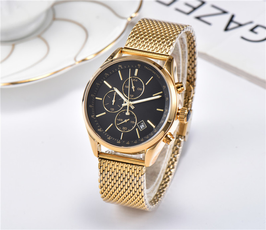 2-Top high quality mens watches quartz chronograph stainless steel strap sports business military casual fashion watch birthday gift
2-Top high quality mens watches quartz chronograph stainless steel strap sports business military casual fashion watch birthday gift