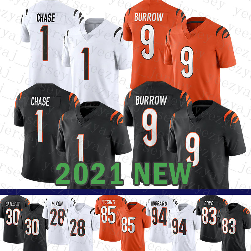 9 Joe Burrow 1 Ja'Marr Chase Football Jersey Tee Higgins Jessie Bates III Joe Mixon Sam Hubbard Tyler Boyd A.J. Green Vonn Bell Logan Wilson Giovani Bernard Boomer Esiason, Women(size:s-xxl)-menghu
9 Joe Burrow 1 Ja'Marr Chase Football Jersey Tee Higgins Jessie Bates III Joe Mixon Sam Hubbard Tyler Boyd A.J. Green Vonn Bell Logan Wilson Giovani Bernard Boomer Esiason, Women(size:s-xxl)-menghu