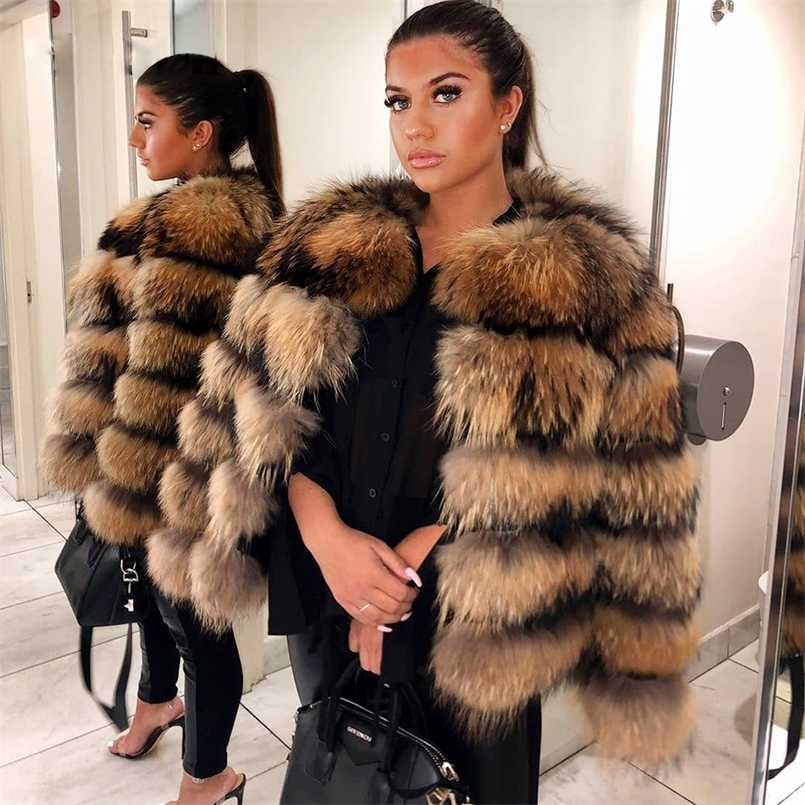 MMK winter women fur jacket real coat natural raccoon coats leather s product 211018
MMK winter women fur jacket real coat natural raccoon coats leather s product 211018