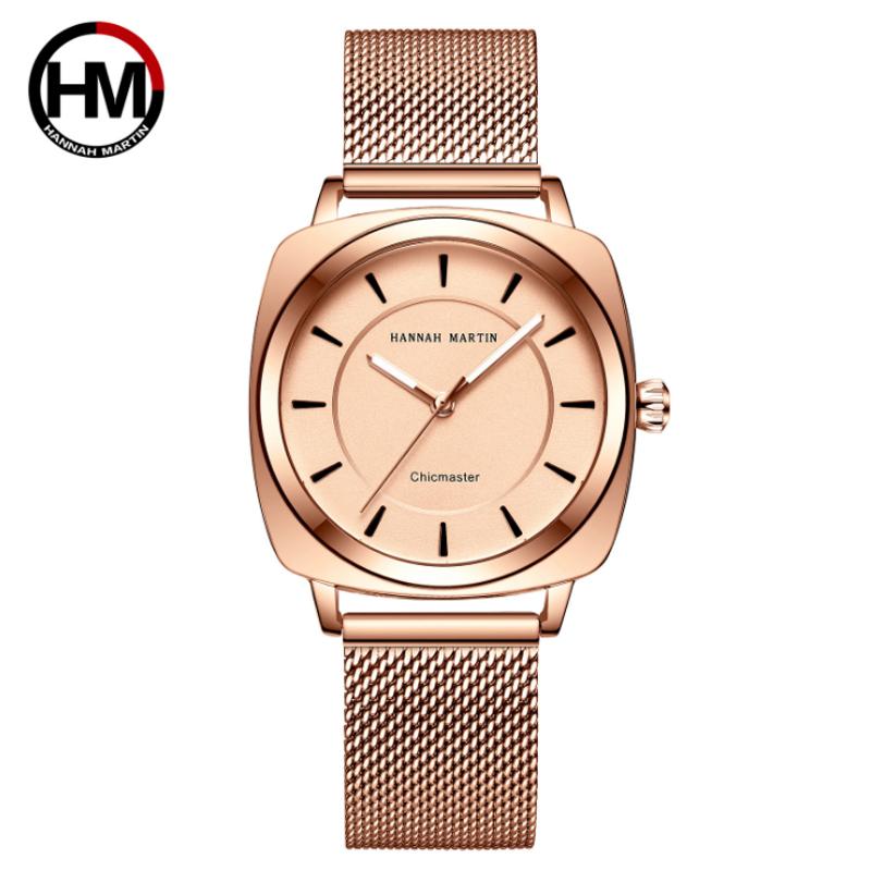 Wristwatches Women Watch Japan Quartz Movement High Quality Rose Gold Fashion Wrist Stainless Steel Mesh Belt Waterproof Watches, Hu4
Wristwatches Women Watch Japan Quartz Movement High Quality Rose Gold Fashion Wrist Stainless Steel Mesh Belt Waterproof Watches, Hu4