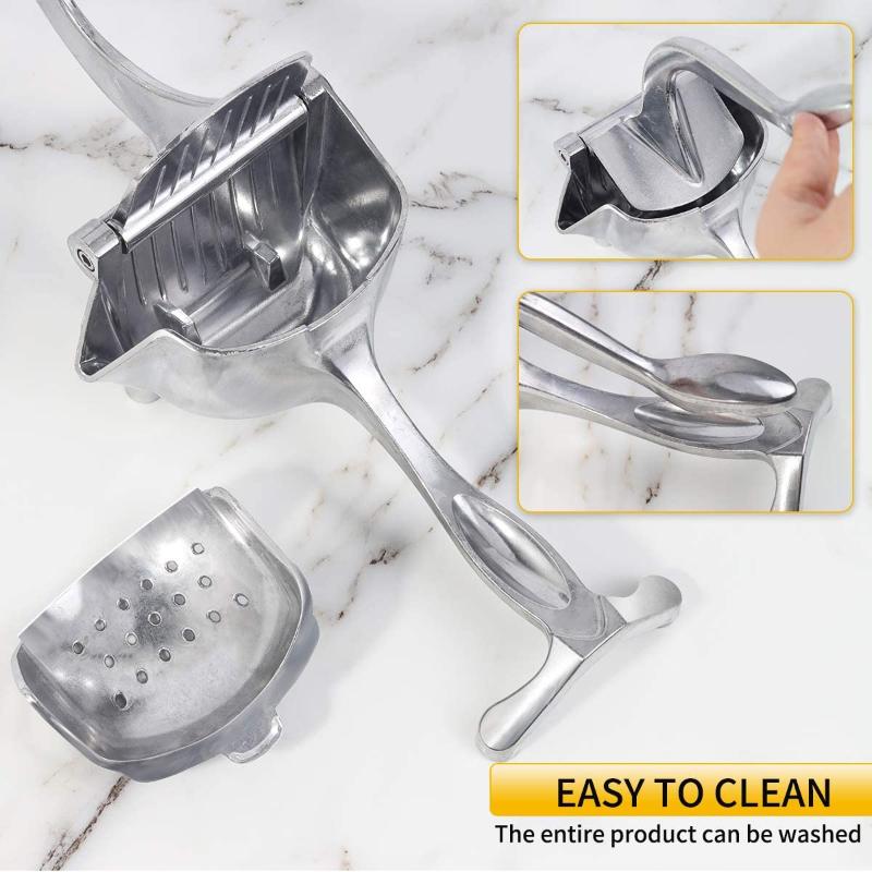 Juicers Manual Juice Squeezer Aluminum Alloy Hand Pressure Juicer Pomegranate Orange Lemon Sugar Cane Fresh Fruit