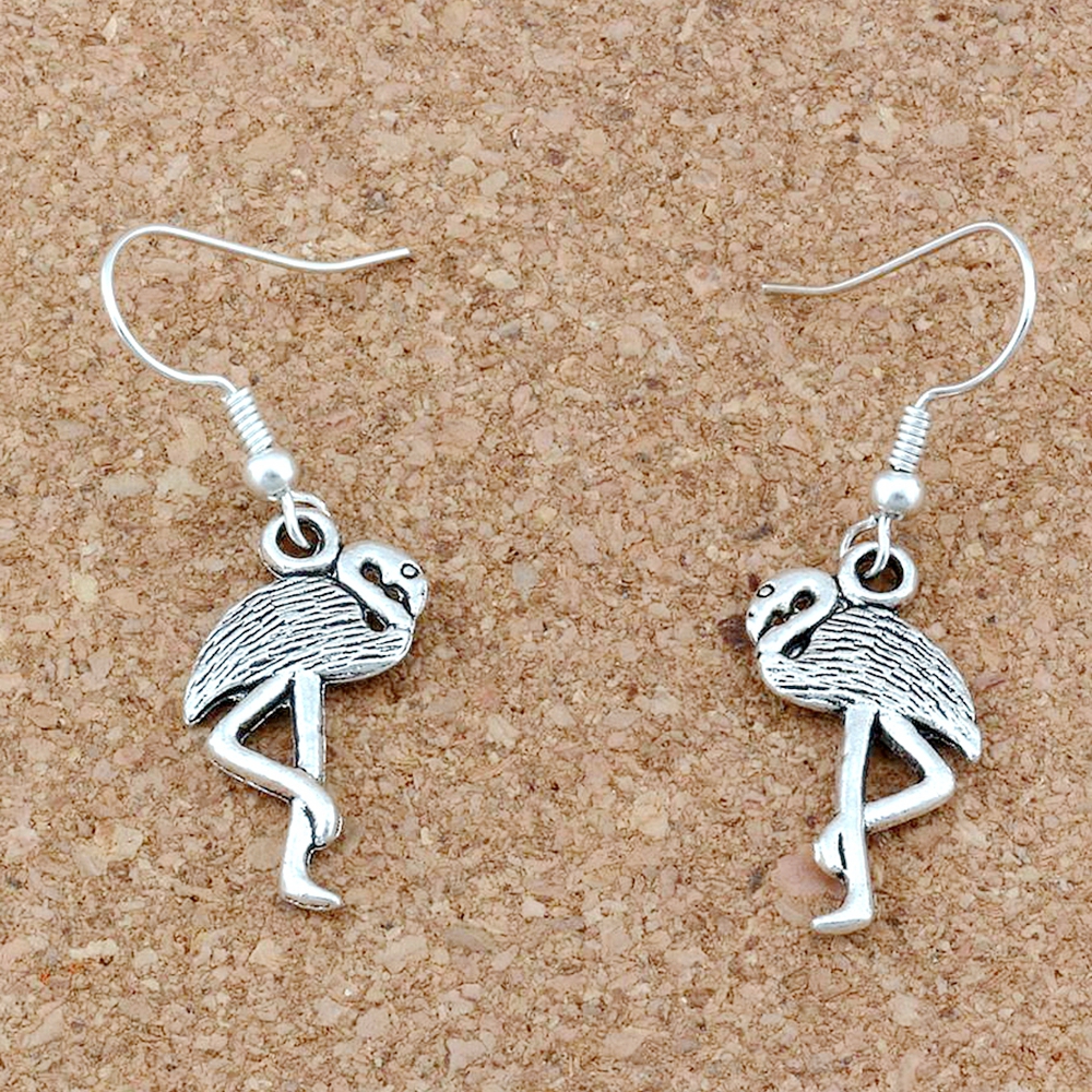 24pairs/lot Flamingo Crane Chandelier Earrings Silver plated Fish Ear Hook Jewelry 12x40.5mm A-272e
24pairs/lot Flamingo Crane Chandelier Earrings Silver plated Fish Ear Hook Jewelry 12x40.5mm A-272e