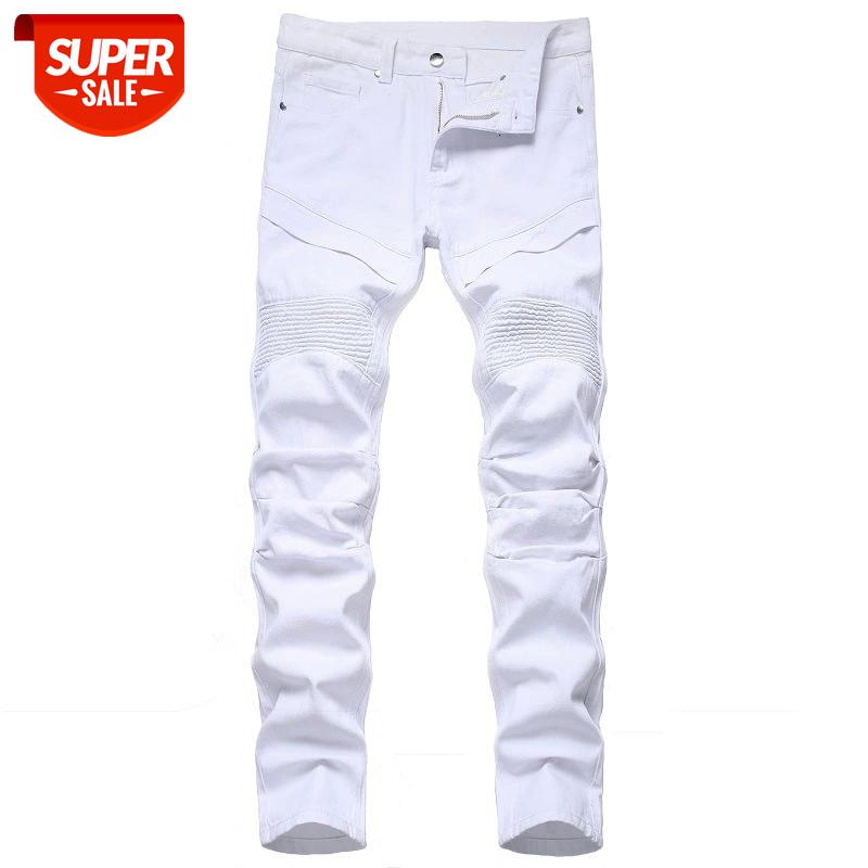 Denim Designer White Black MOTO BIKE Jeans High Quality For Men Size 28-38 40 42 2021 Autumn Spring HIP HOP Punk Streetwear #Xc2k
Denim Designer White Black MOTO BIKE Jeans High Quality For Men Size 28-38 40 42 2021 Autumn Spring HIP HOP Punk Streetwear #Xc2k