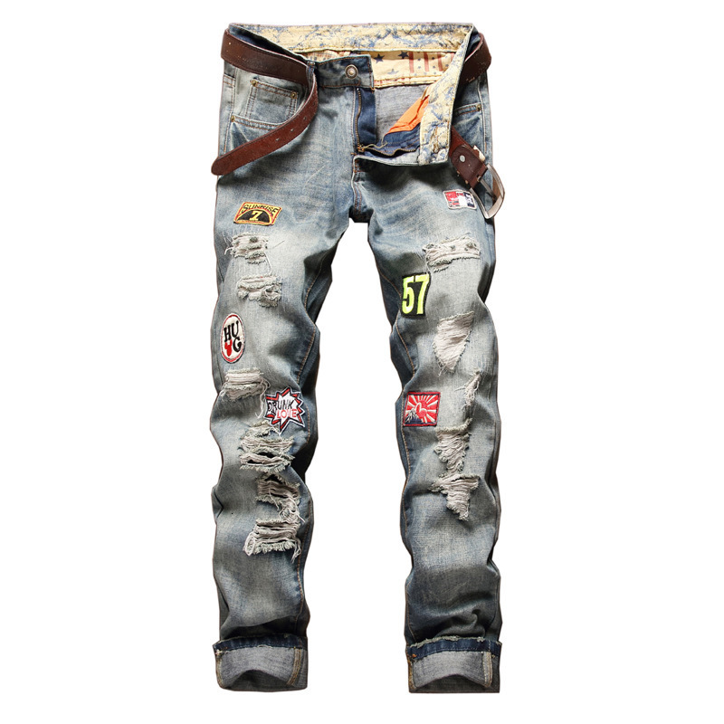 2021 New Venda Quente Nova Chegada Calas Brim Dos Homens De Moda Superior Stonewashed Marca Linha Reta Distintivo Para Buraco Em Pleno 6h0r, Blue
2021 New Venda Quente Nova Chegada Calas Brim Dos Homens De Moda Superior Stonewashed Marca Linha Reta Distintivo Para Buraco Em Pleno 6h0r, Blue