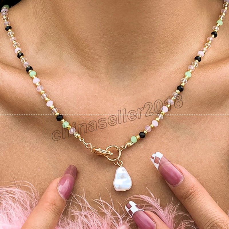 2022 Colorful Crystal Beads Choker Necklace Handmade Strand Beaded Choker Gift For Women Pendant Party Jewelry
2022 Colorful Crystal Beads Choker Necklace Handmade Strand Beaded Choker Gift For Women Pendant Party Jewelry