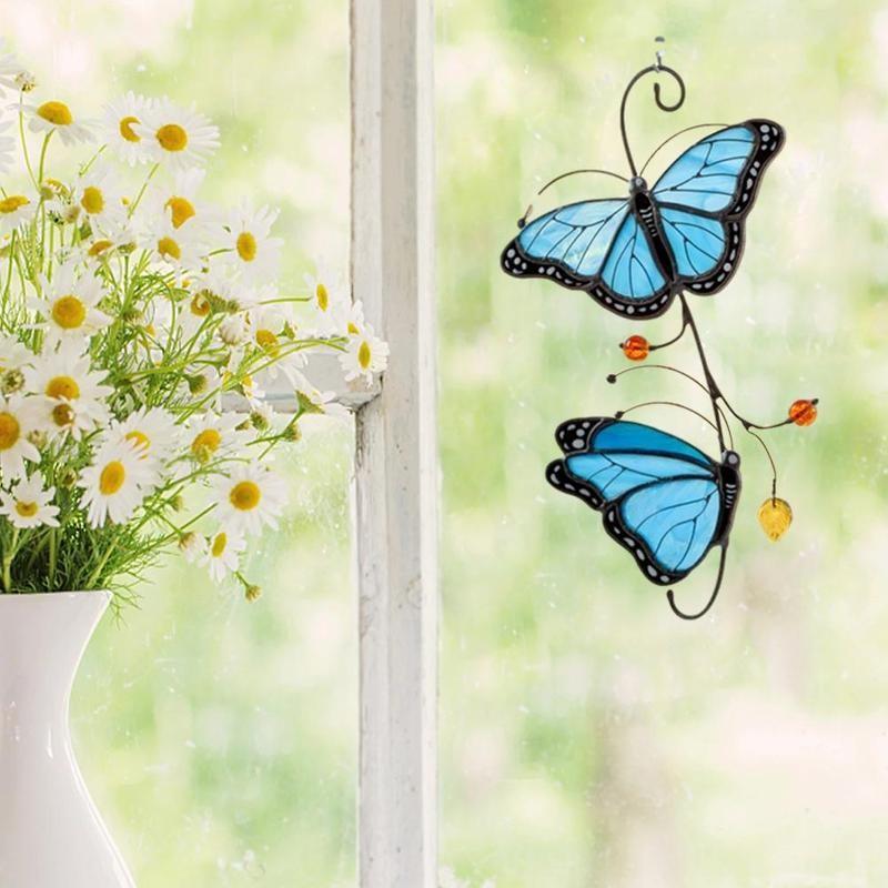 1pcs Color Butterfly Pendant European Pastoral Country Creative Wrought Iron Butterfly Window Ornaments Retro Wall Decoration
1pcs Color Butterfly Pendant European Pastoral Country Creative Wrought Iron Butterfly Window Ornaments Retro Wall Decoration