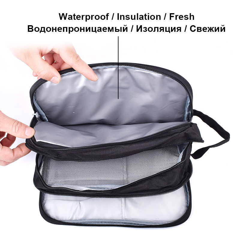 Women Large Daily Toiletry Bag Men Waterproof Business Travel Kit Case for Makeup,Cosmetic,Shaving with Separate Compartments 220310