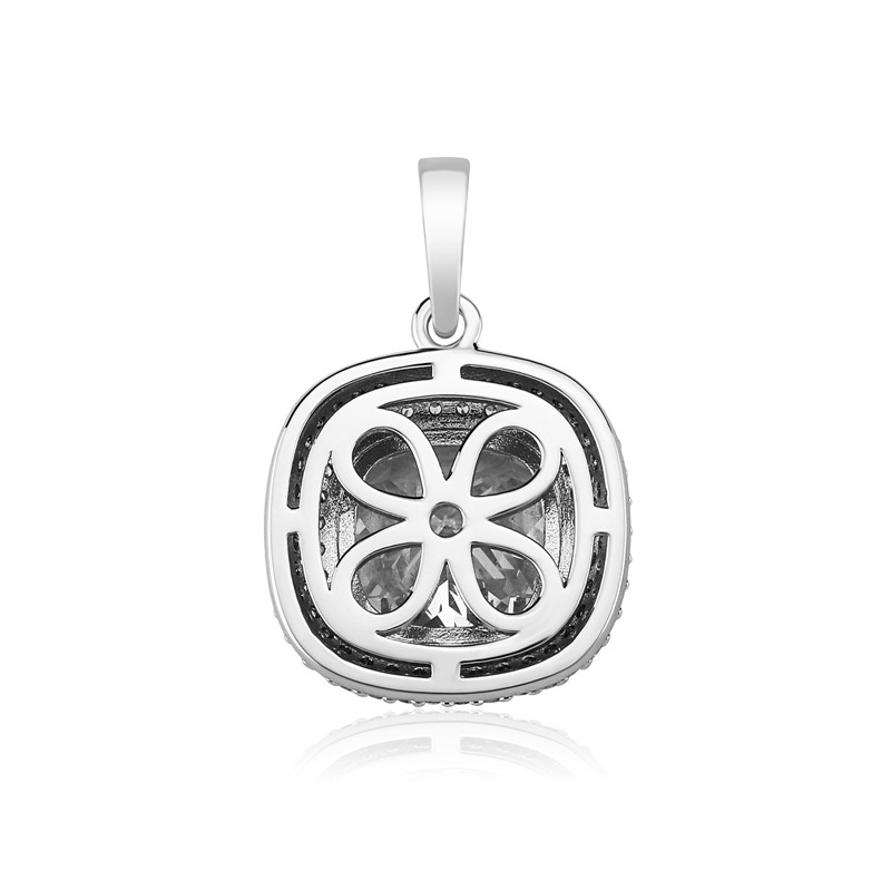 Europe and America Fashion 18K Yellow Gold Plated Big Bling Round CZ Pendant Necklace for Men Women Necklace with 3mm 24inch Rope Chain