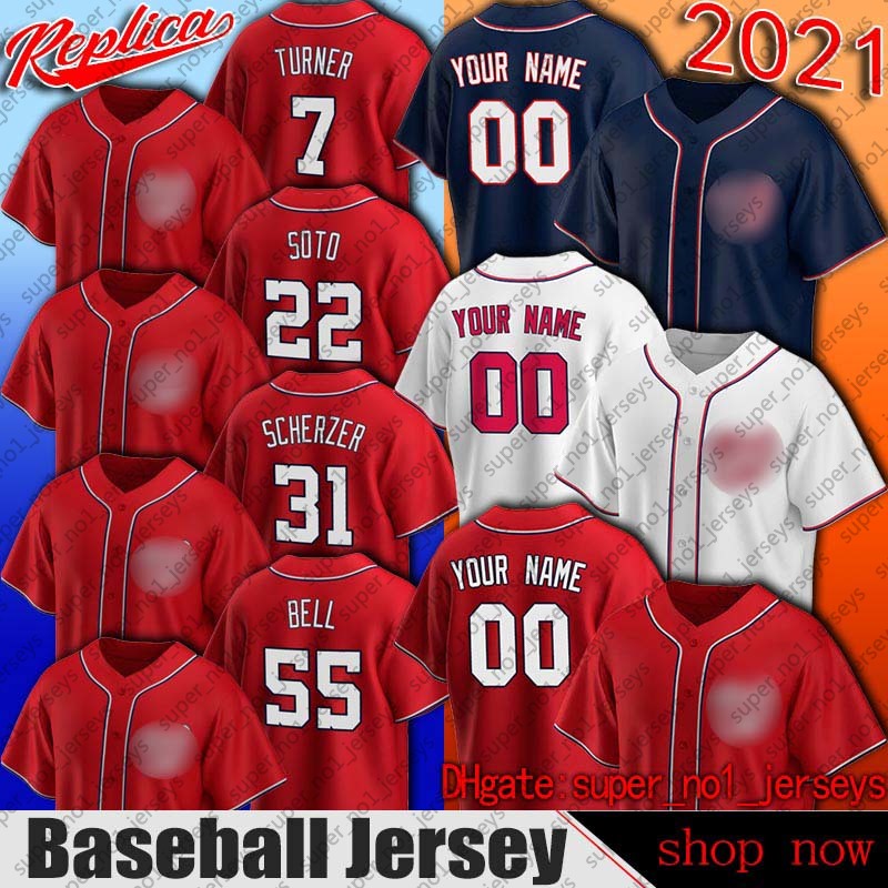 Washington 31 Max Scherzer Jersey Baseball 55 Josh Bell Jerseys Juan Soto Trea Turner Stephen Strasburg Jersey Starlin Castro Victor Robles, Nk custom (guom)
Washington 31 Max Scherzer Jersey Baseball 55 Josh Bell Jerseys Juan Soto Trea Turner Stephen Strasburg Jersey Starlin Castro Victor Robles, Nk custom (guom)