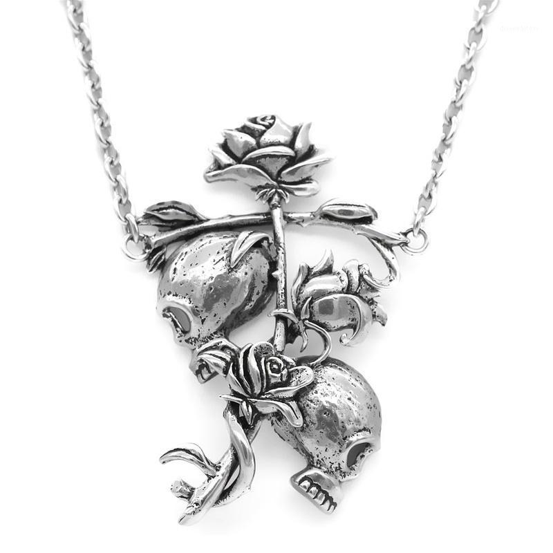 Chains Classic Fashion Retro Women Creative Design Tricky Rose Skull Necklace Gothic Jewelry Hip Hop Accessories Holiday Gift Wholesale
Chains Classic Fashion Retro Women Creative Design Tricky Rose Skull Necklace Gothic Jewelry Hip Hop Accessories Holiday Gift Wholesale