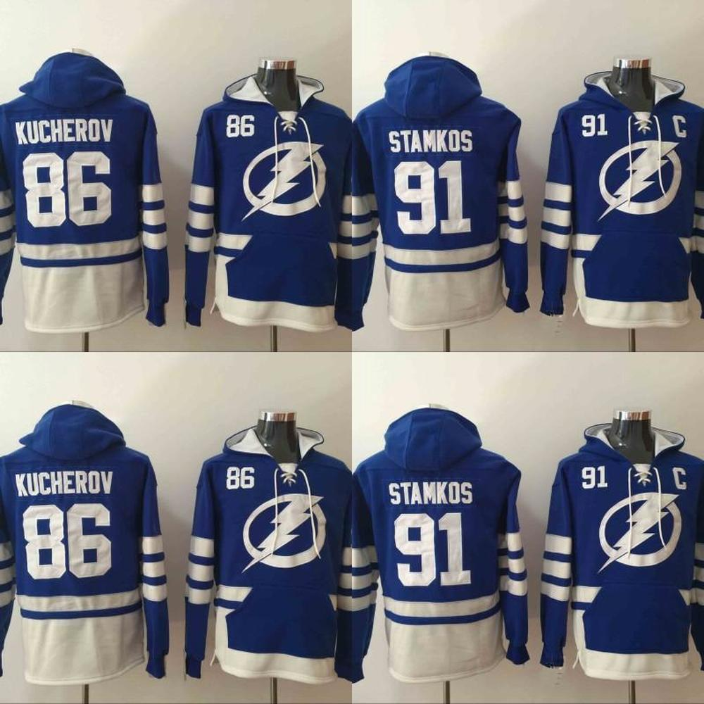 Mens Tampa Bay Lightning Hoodies Jersey 86 Nikita Kucherov 91 Steven Stamkos Sweatshirts Winter Jacket Blue Ice Hockey Sweatshirt
Mens Tampa Bay Lightning Hoodies Jersey 86 Nikita Kucherov 91 Steven Stamkos Sweatshirts Winter Jacket Blue Ice Hockey Sweatshirt