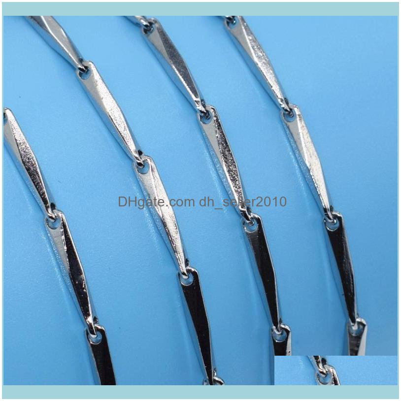 Necklaces & Pendants Jewelrywholesale Long Necklace Jewelry Stainless Steel Geometric Chain 2Mm 18 Inch White Gold Color For Women Men Chain
Necklaces & Pendants Jewelrywholesale Long Necklace Jewelry Stainless Steel Geometric Chain 2Mm 18 Inch White Gold Color For Women Men Chain