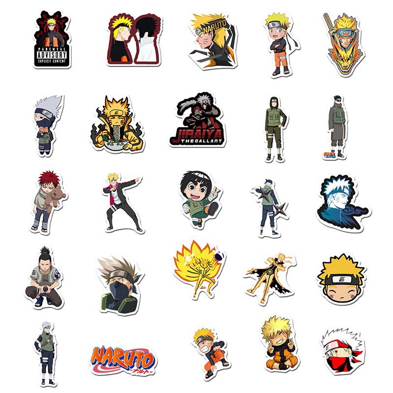 Vehicle Japan Cartoon Sticker Anime Naruto Graffiti Stickers Luggage Skateboard Guitar Laptop Waterproof Car Motorcycle Decals Birthday Gift