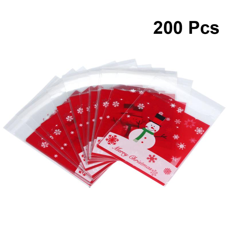 Christmas Decorations 200pcs/Package Packing Bag Self-Adhesive Cookies Candy Storage For Party Home Store (Red, Snowman Snowflake,
Christmas Decorations 200pcs/Package Packing Bag Self-Adhesive Cookies Candy Storage For Party Home Store (Red, Snowman Snowflake,