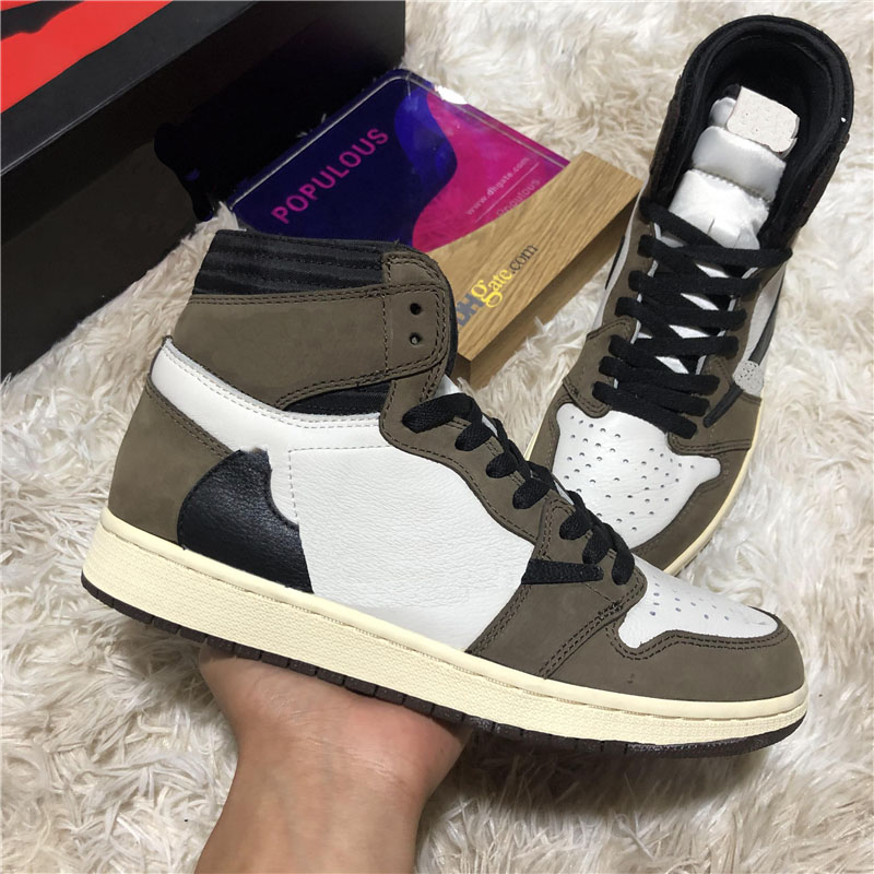 Top Quality Travis Scott x Shoes 1s Dark Mocha Men Women Basketball Sports Sneakers Retro 1 Off white University Blue Chicago Jumpman Running Trainers With Box, Customize
Top Quality Travis Scott x Shoes 1s Dark Mocha Men Women Basketball Sports Sneakers Retro 1 Off white University Blue Chicago Jumpman Running Trainers With Box, Customize
