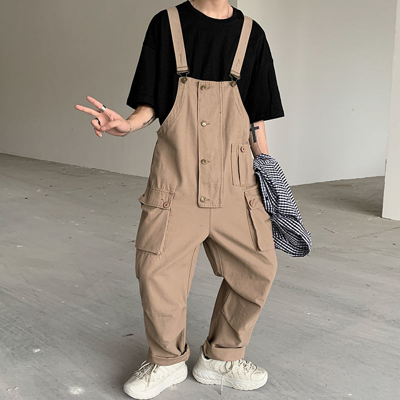 2021 New Men's Salopettes Harem Cargo Casual Pants Trendy Straight Overalls Jumpsuit Rompers Streetwear Khaki/grey Trousers -xl All9, Gray
2021 New Men's Salopettes Harem Cargo Casual Pants Trendy Straight Overalls Jumpsuit Rompers Streetwear Khaki/grey Trousers -xl All9, Gray