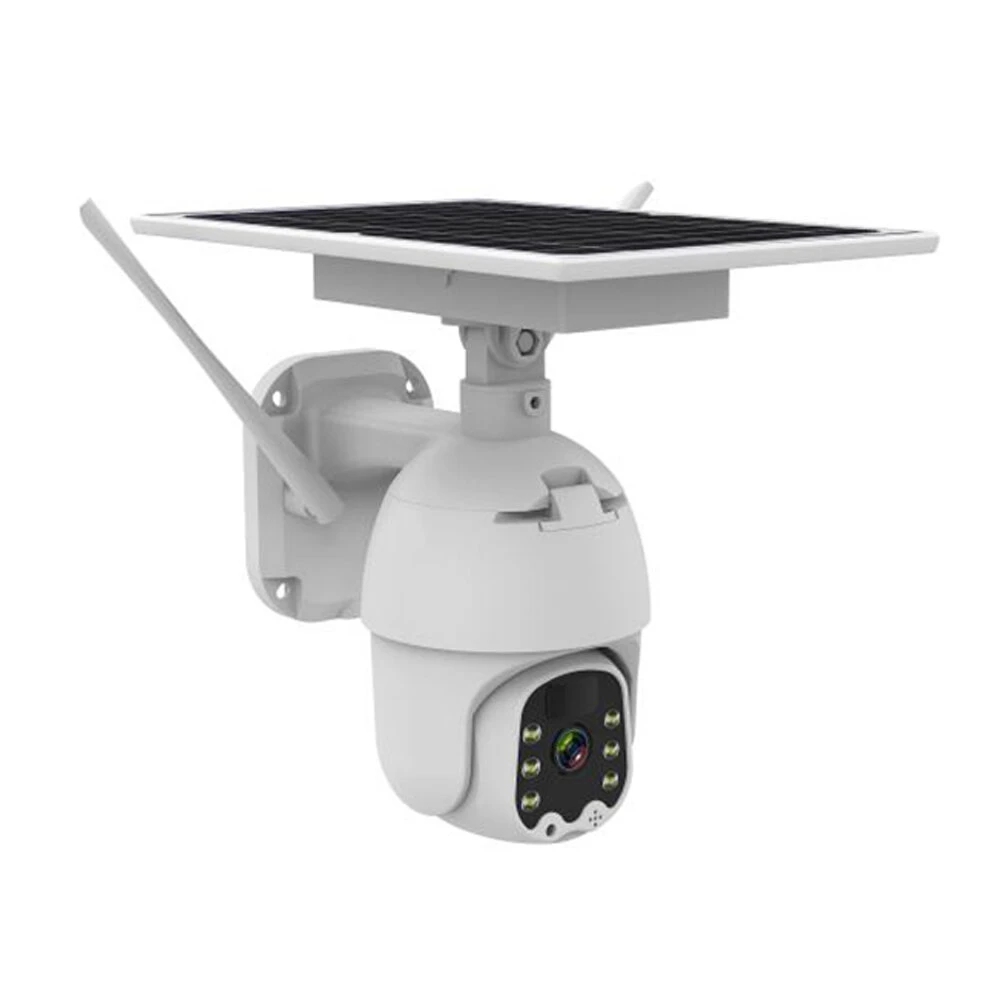 Xiaovv 1080P Wireless Security IP Camera Outdoor Pan Tilt WiFi Spotlight Solar Battery Powered Full-color Night Vision Motion Detect for Hom