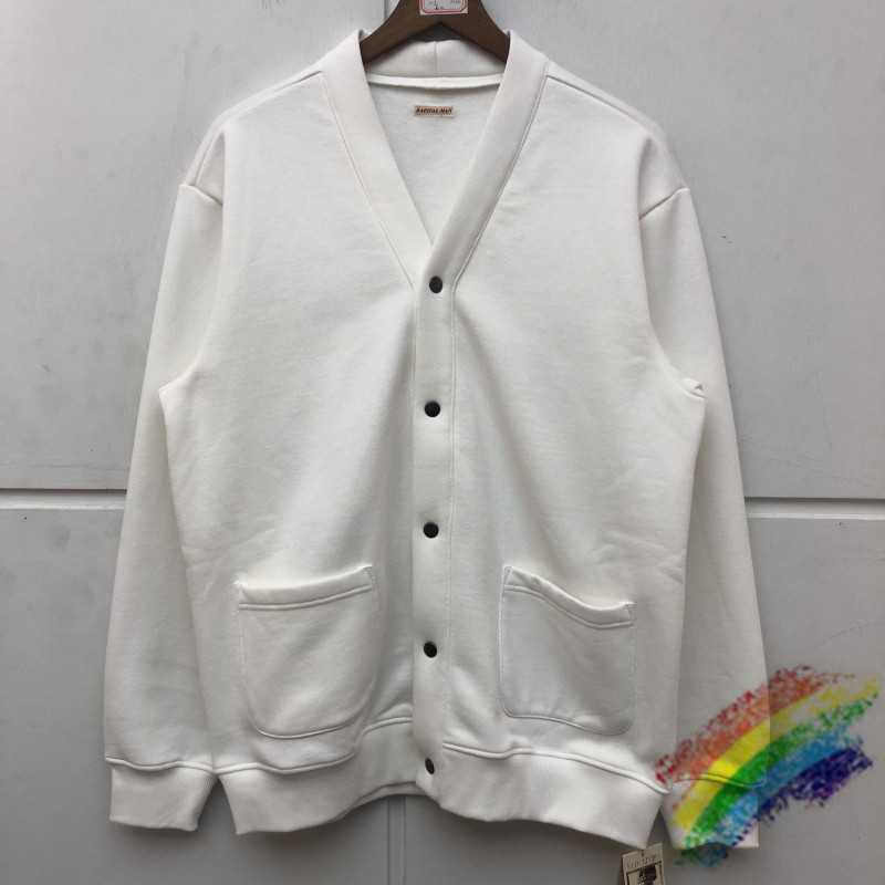 Cardigan Single Breasted Kapital Sweatshirts Men Women Top Quality Plus Velvet Hoodie White Black Gray Pullover C0304
Cardigan Single Breasted Kapital Sweatshirts Men Women Top Quality Plus Velvet Hoodie White Black Gray Pullover C0304