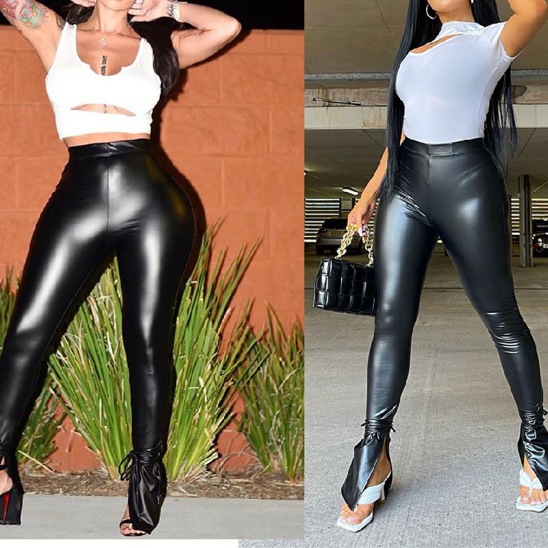 Women's Pants & Capris Women Sexy Skinny PU Solid Color High Waist Wild Slim Party Club Street Slit Trousers 2021 Casual Y2K Style Fashion, Black;white
Women's Pants & Capris Women Sexy Skinny PU Solid Color High Waist Wild Slim Party Club Street Slit Trousers 2021 Casual Y2K Style Fashion, Black;white