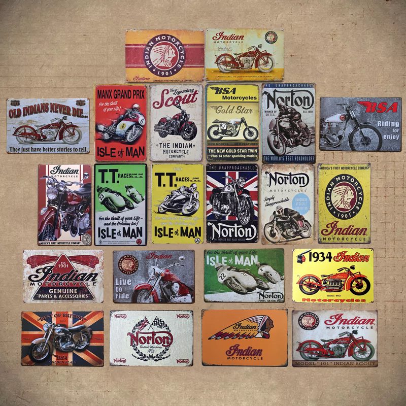 Retro BSA Motorcycles Gold Star Metal Plate Norton Scout Tin Sign Vintage Metal Poster Garage Club Pub Bar Wall Decoration posters 
Retro BSA Motorcycles Gold Star Metal Plate Norton Scout Tin Sign Vintage Metal Poster Garage Club Pub Bar Wall Decoration posters